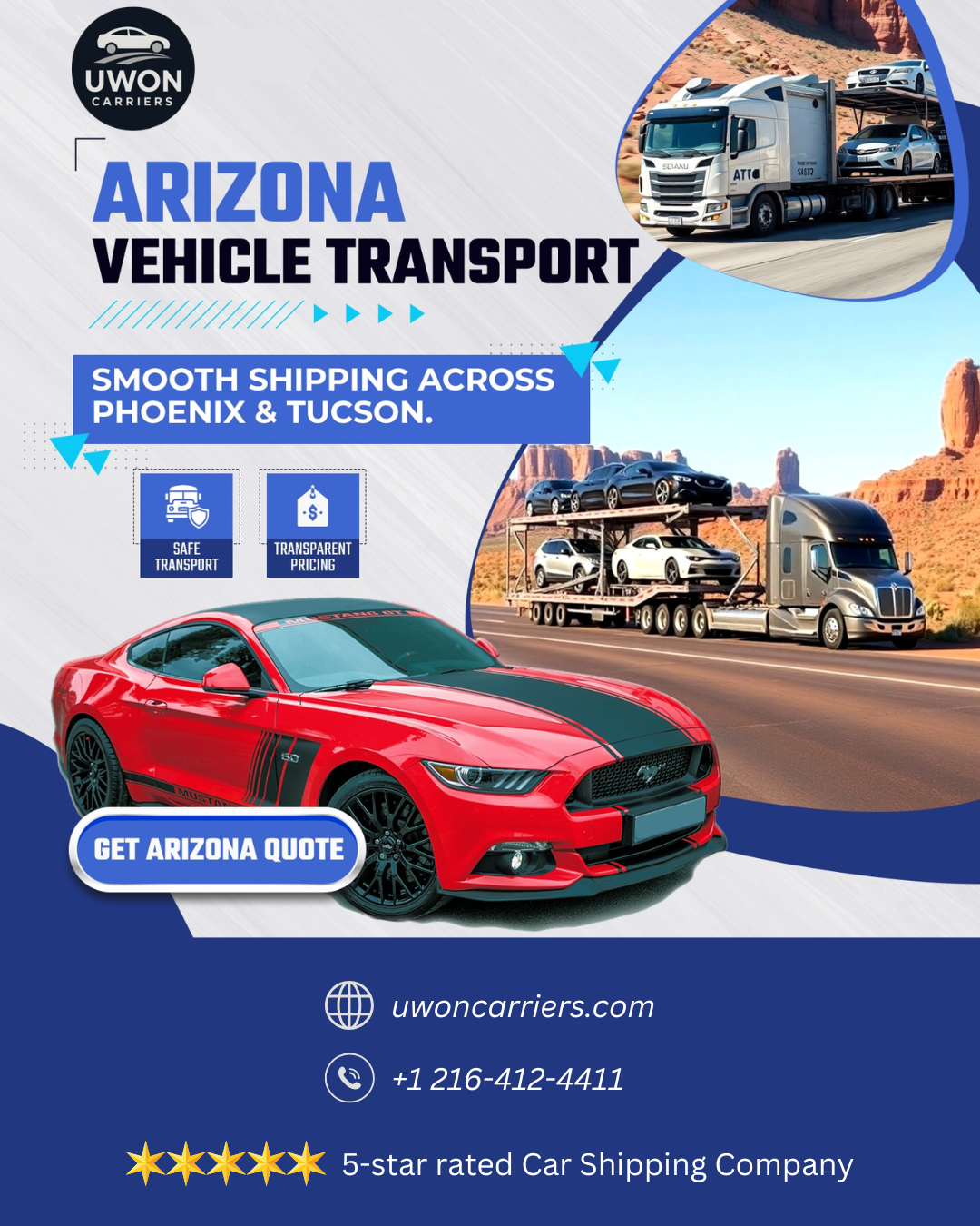 Arizona Auto Transport Services | Phoenix & Tucson Car Shipping